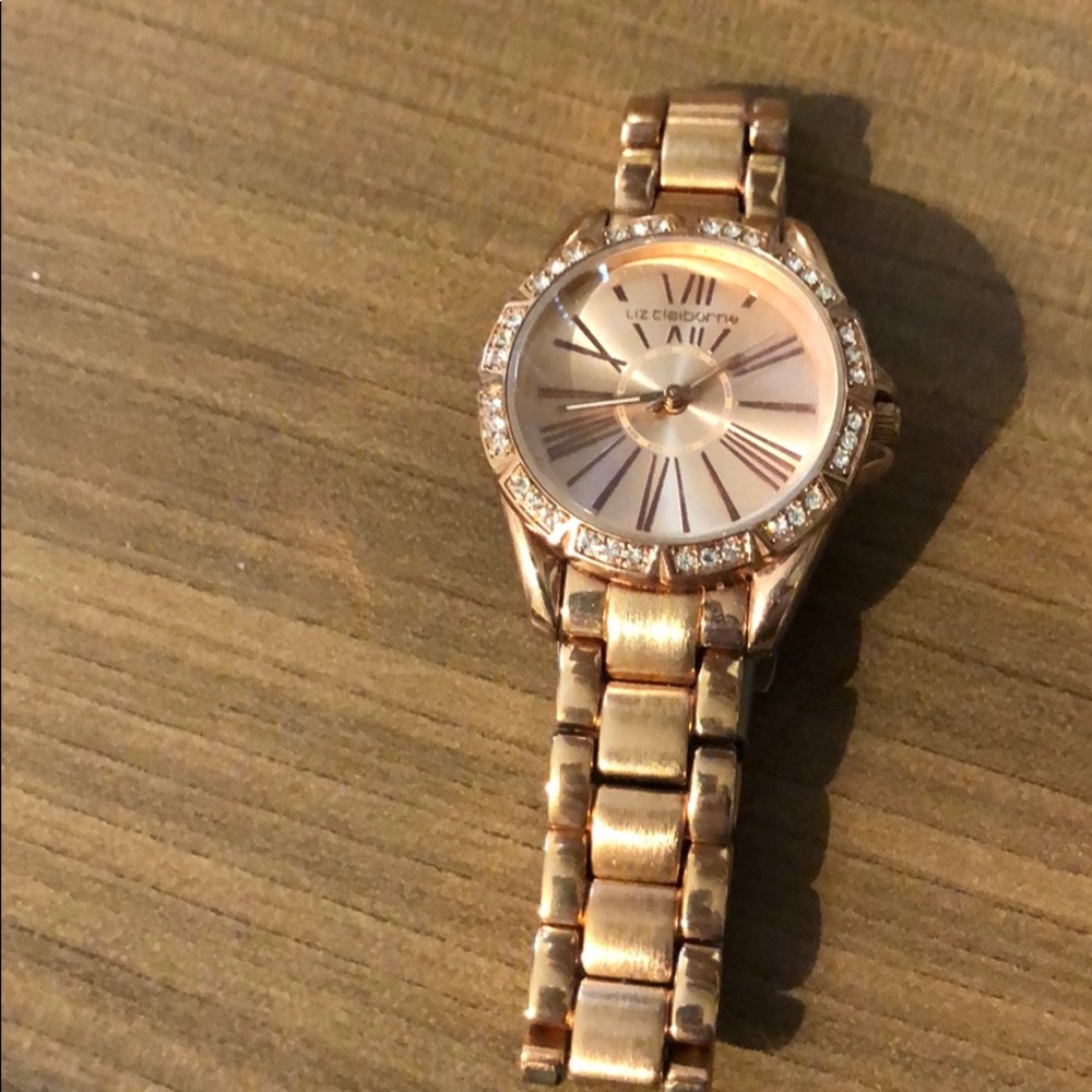 Rose Gold Liz Claiborne Watch